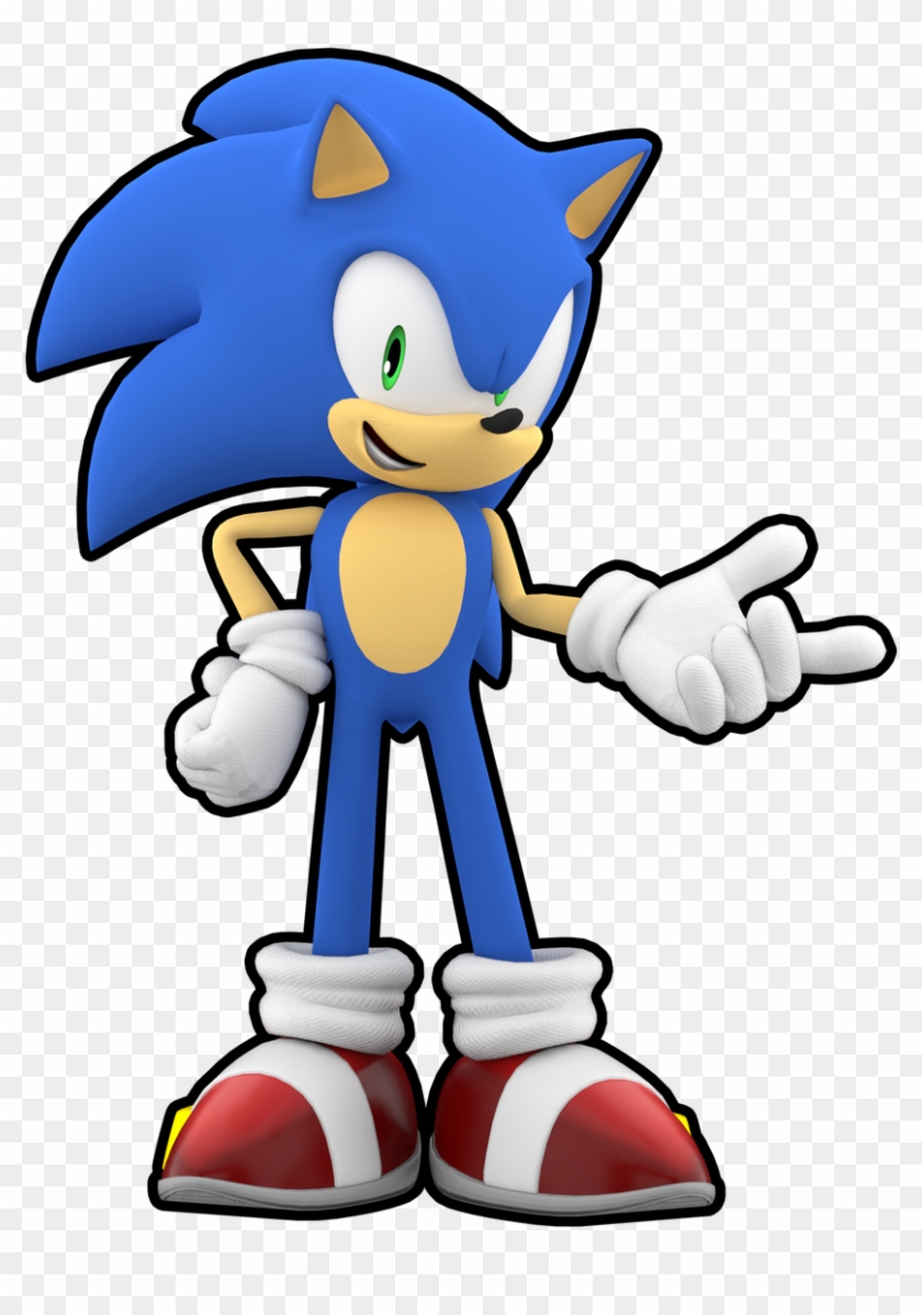 [blender] Sonic Sez By Sonicboom13561 - Sonic Says Template - Free 